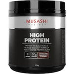 musashi high protein protein powder chocolate 375g
