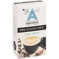 avalanche 99% sugar free coffee mix flat white 140g 10 sachets