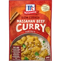 mccormick slow cookers meal base massaman coconut beef 40g