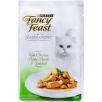 fancy feast inspirations wet cat food chicken pasta pearls & spinach 70g