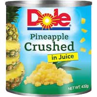 dole pineapple crushed in juice 432g