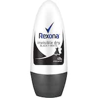 rexona women antiperspirant roll on invisible dry black & white 50mL