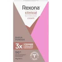 rexona women clinical protection antiperspirant sheer powder 45mL