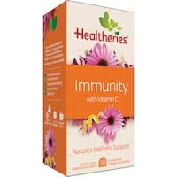 healtheries herbal tea immunity with vitamin c 20pk