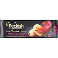 peckish fancies crackers caramelised onion & balsamic 90g