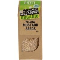 mrs rogers eco pack mustard seeds organic 40g
