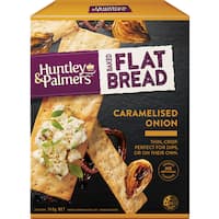 huntly & palmers baked flat bread caramellised onion 140g