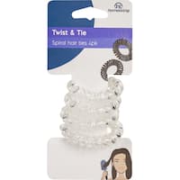 home living hair ties spiral 4pk