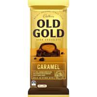 cadbury old gold chocolate block caramel 180g