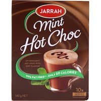 jarrah drinking chocolate choc mint 140g 10 stick sachets