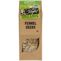 mrs rogers eco pack fennel seeds organic 26g