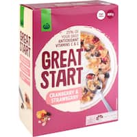 countdown great start cereal antioxidant - fruit 400g
