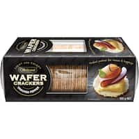 ob finest crackers black pepper wafers 100g