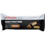 musashi high protein bar dark chocolate salted caramel 90g