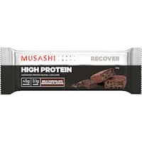 musashi high protein bar milk choc brownie 90g