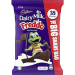 cadbury dairy milk freddo individually wrapped share bag 216g 18pk