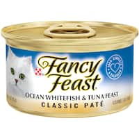 fancy feast wet cat food classic ocean whitefish & tuna 85g