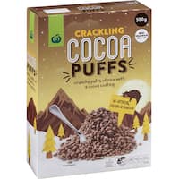 countdown cereal crackling cocoa puffs 500g