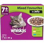 whiskas cat food favourites 7 mixed jelly 12pk