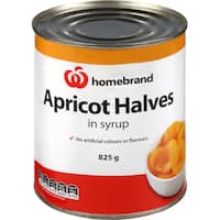 countdown apricots halves in light syrup 825g