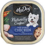 my dog natural dog food free range chicken & carrot 85g