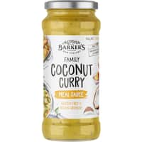 barkers meal base coconut curry sauce 500g