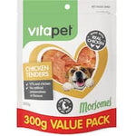 vitapet morsomes dog treats chicken tenders 300g