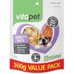 vitapet morsomes dog treats variety pack 300g