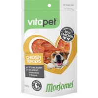 vitapet morsomes dog treats chicken tenders 100g