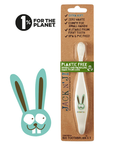 Jack N' Jill Bio Toothbrush-Bunny each