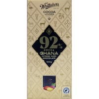 whittakers cocoa lovers chocolate block 92% ghana intense dark choc 100g