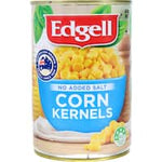 edgell corn whole kernel no salt 420g