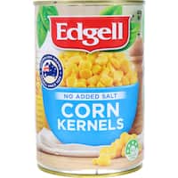 edgell corn whole kernel no salt 420g