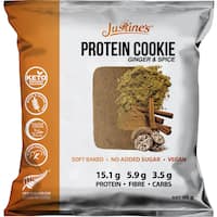 justine's protein cookie ginger spice 65g
