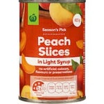 countdown peaches slices in light syrup 415g