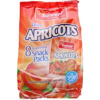 sunreal apricots 200g snack pack 8pk