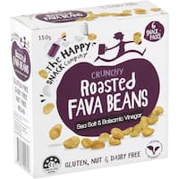 happy snack fav va beans bean snacks seasalt balsamic vinegar 6 x 25g pks
