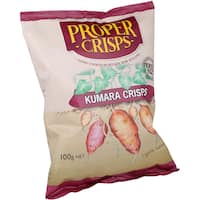proper crisps kumara chips seasalt 100g