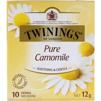 twinings herbal infusions herbal tea chamomile 12g 10pk