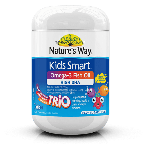 Nature's Way Kids Smart Fish Oil Trio (180s)