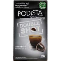 podista coffee pods double shot 52g 10pk