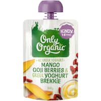 only organic kids meal mango, goji berries & yoghurt 100g