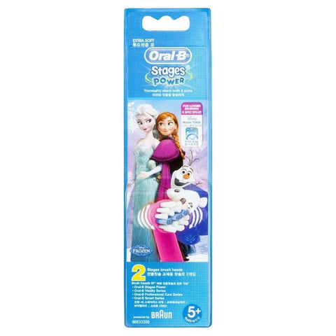 Oral-B Stages Power (Frozen) Kids Electric Replacement Brush Heads 2 Pack