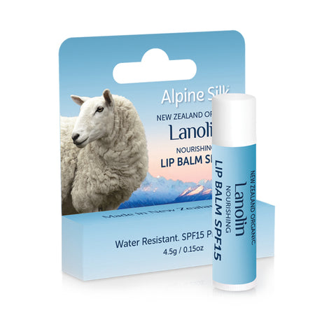 Alpine Silk Lanolin Lip Balm  SPF15 (4.5g)