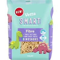 vetta smart pasta shapes dinosaurs fibre 500g