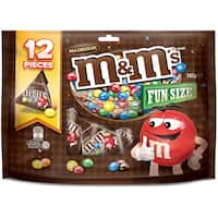 m&ms chocolate milk chocolate fun size 162g