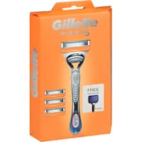 gillette fusion disposable shavers starter kit 3 refills 1pk