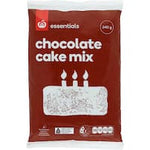 essentials cake mix chocolate 340g