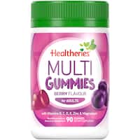 healtheries multi-vitamins adult gummies berry flavour 90pk