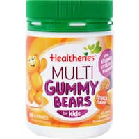 healtheries kidscare kids multi tropical gummy bears 60pk